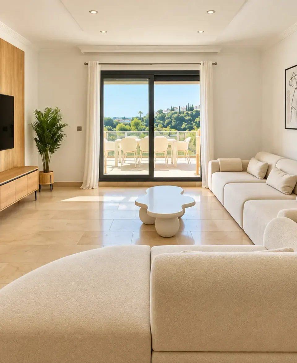 Apartamento de 2 dormitorios orientado al sur con terraza de 29 m², La Resina Golf, Estepona
