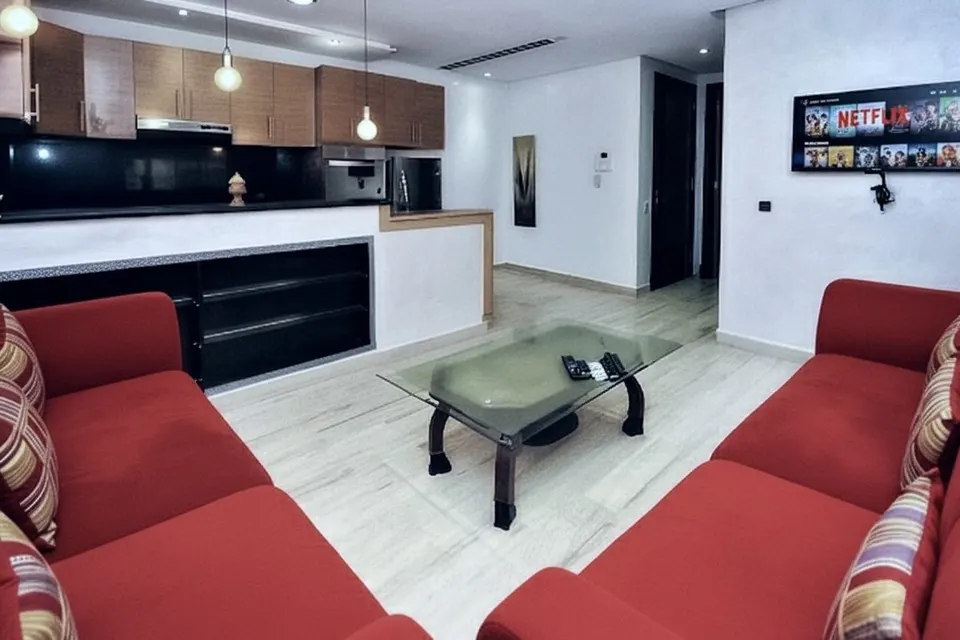 Piso amueblado de un dormitorio en Belvédère, Casablanca