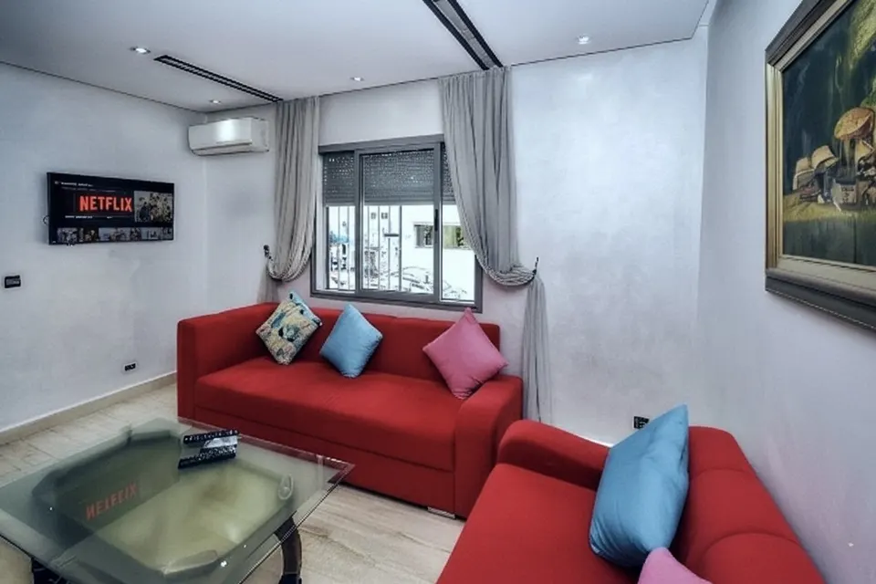 Piso amueblado de un dormitorio en Belvédère, Casablanca