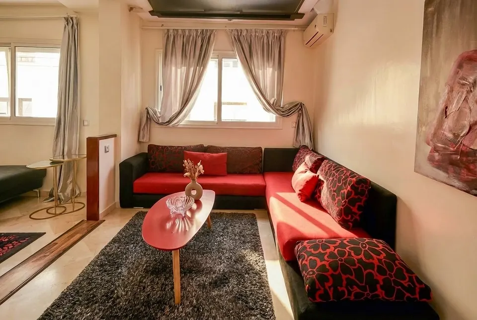 Piso amueblado de un dormitorio en Bourgogne, Casablanca
