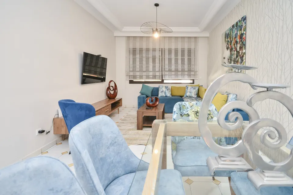 Piso amueblado de dos dormitorios en Gauthier, Casablanca