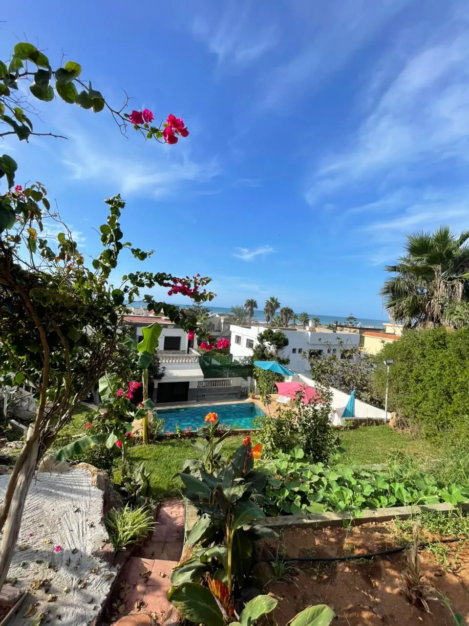 Villa con piscina privada y vistas al mar, Harhoura