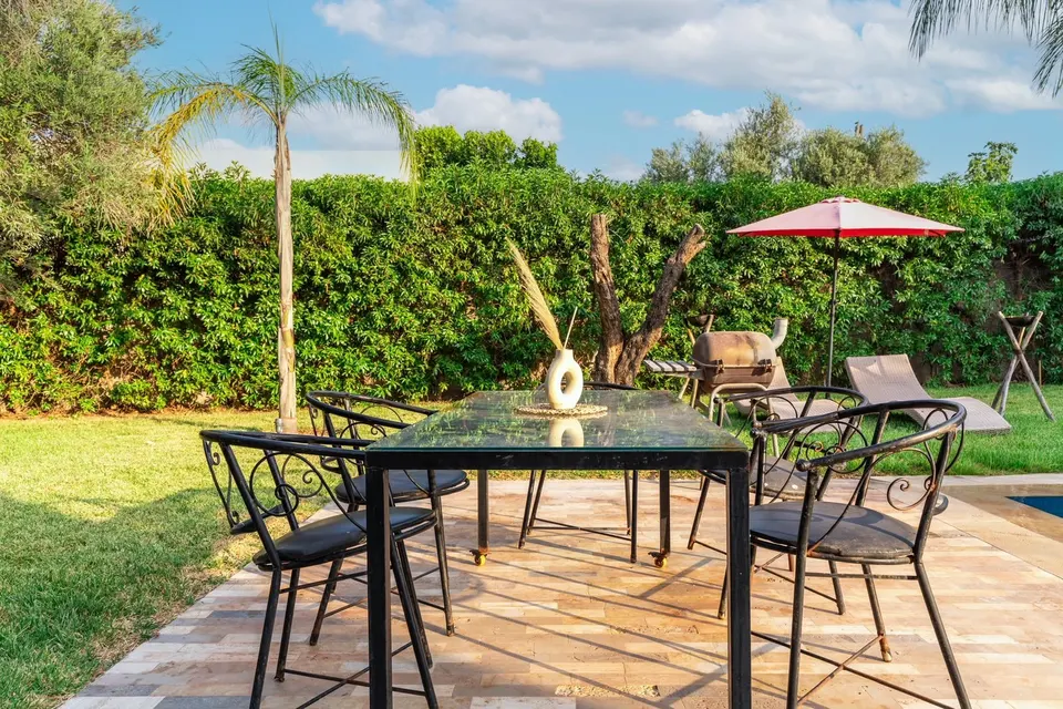 Villa con piscina privada climatizada en una residencia cerrada, Route de Fès, Marrakech